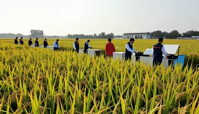 农资供应帮助优质稻米实现效率提升